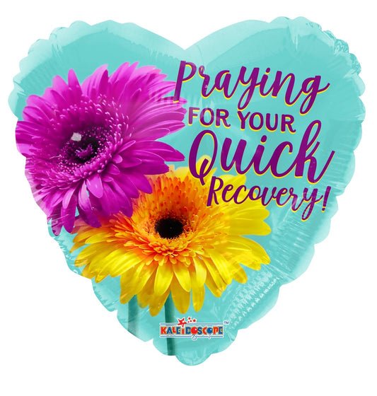 18'' Get well soon Mylar balloons