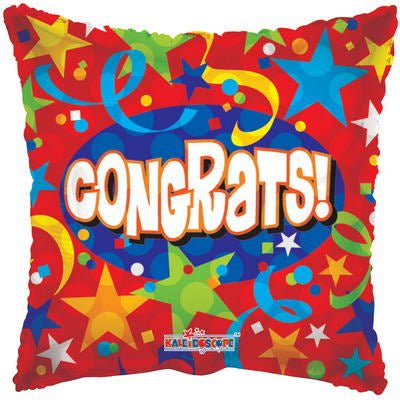 18" Congrats Mylar Balloons