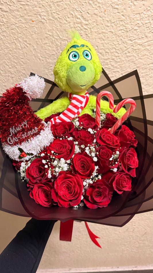 Grinchmas love bouquet